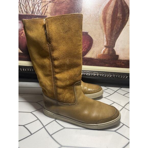 Frye Brown Boot Leather Style 7200043 Men’s Sz 9.5 M - Picture 3 of 12